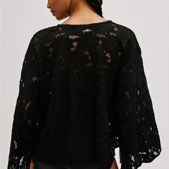 Free People Lace kimono jacket top - Picture 3 of 9
